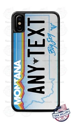 Montana Customized License Plate Tag Phone Case Fits iPhone Samsung LG Google - Image 1 of 4