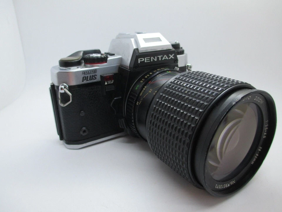 Pentax Program Plus 35mm SLR Film Camera w/ Zoom PK mount Lens + WORKING TESTED - Image 1 of 4