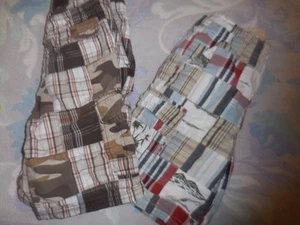 vguc lot 2 Gymboree patchwork shorts boy 6 free ship USA - Picture 1 of 3