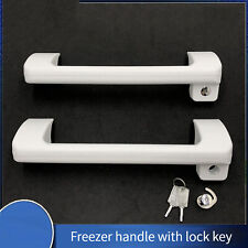 Replace Freezer Refrigerator Door Handle Kit Door Lock Key For Haier Accessories