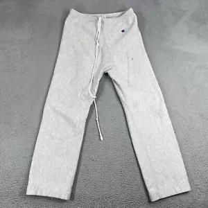 Vintage 70s Champion Reverse Weave Expansion Gusset Sweatpants M Heather Gray - Bild 1 von 22