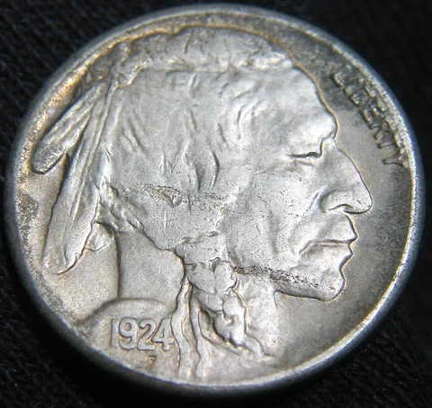 KEY BOLD Date VF Very Fine Detail 1924-S BUFFALO NICKEL 5¢ FREE S&H! HT84MSJ Cover