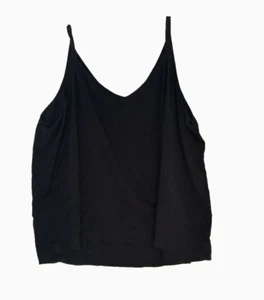 Torrid 4 US 4X Women Plus Size Black Spaghetti Strap Chiffon Camisole Top - Picture 1 of 16