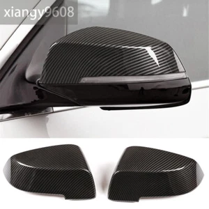 Carbon ABS Side Rearview Mirror Cover For BMW 5 Series GT 14-17 7 Series 2013-15 - Picture 1 of 12