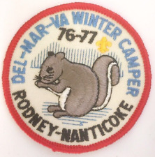 BSA 1976-77 DEL-MAR-VA WINTER CAMPER  RODNEY-NANTICOKE
