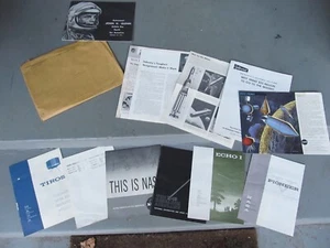 WOW 1962 NASA Press Kit? Brochures LOT X-15 Pioneer John Glenn Tiros Echo I - Picture 1 of 10