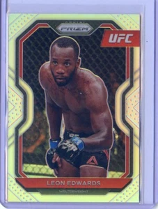 2021 Panini Prizm UFC MMA silber NR. 17 Leon Edwards - Bild 1 von 3