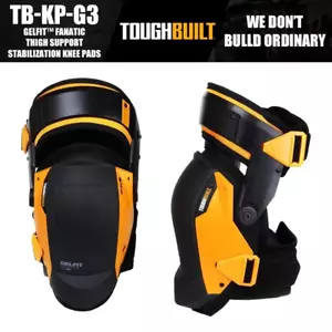 Toughbuilt TB-KP-G3 Gelfit™ Fanatic - Ginocchiere stabilizzazione supporto cosce NUOVE! - Foto 1 di 12