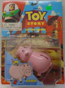 Toy Story Movie Hamm Schweinchen Figur mit Pop Up Münze Action Thinkway Toys Pixar - Bild 1 von 2