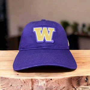 Washington Huskies Hat Gold Embroidered W Strap-Back Baseball Cap - Picture 1 of 5