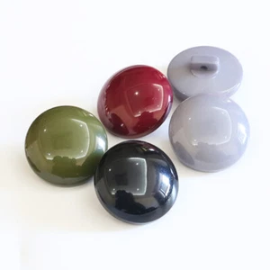 10/8/6pcs Shank Buttons Glossy Mushroon Shape DIY Trench Coat Sewing Buttons - Picture 1 of 24