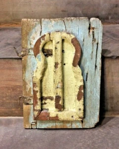 Geschnitzte Jharoka Tür Antik Holz Schloss Alt Antike Bogenform Selten 1800er - Bild 1 von 8