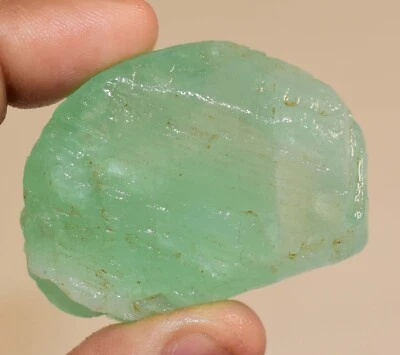 100% Natural Verde Colombia Esmeralda Fluorita 378.0 CT Muestra Faceta Áspera Foto 1 de 4