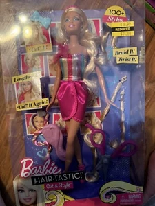 NUEVA MUÑECA BARBIE HAIR-TASTIC, 100+ ESTILOS, TRENZAR Y TORCER, ALARGAR Y CORTAR - Imagen 1 de 13