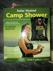 Coghlans Super Solar Heated Camp Shower - Holds 5 Gallons - Picture 1 of 3