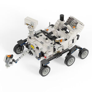 Perseverance Mars Rover with Ingenuity Helicopter Building Toy