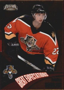 2002-03 Pacific Exclusive Great Expectations #8 Kristian Huselius - NM-MT