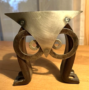 Artisan Made, "Wise Owl", 5.5" Tall, 5,5" Wide, 1.75" Deep - Picture 1 of 4