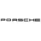 Emblema De Letras Compatible Con Porsche Negro Brillo 