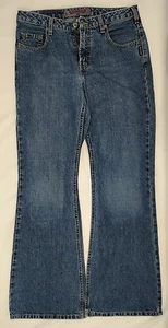 Women's Vintage Silver Jeans 30x33 Made In CANADA  - Picture 1 of 8