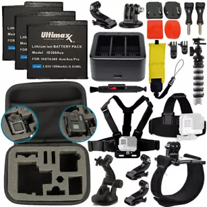 24PC Accessory Bundle for Insta360 ACE 8K Pro Action Camera - Picture 1 of 1