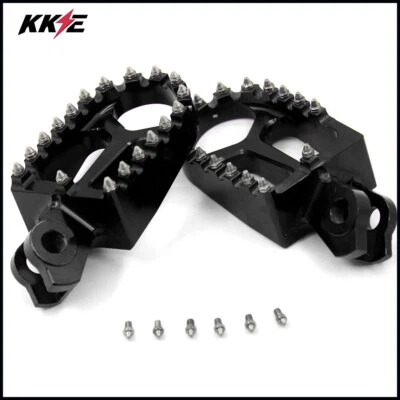 KKE Billet Foot Pegs Fit SUZUKI RMZ250 RMZ450 2010-2015 Pedal Pads CNC Black Foto 1 de 4