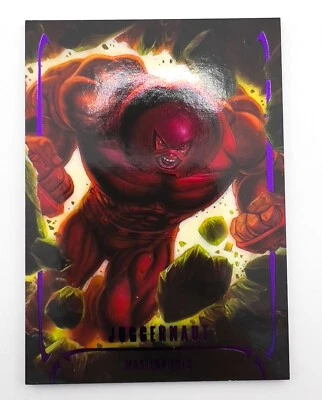 2024 Marvel Masterpieces Nahuel Grego #76 Juggernaut - Epic Purple /199 - Image 1 of 2
