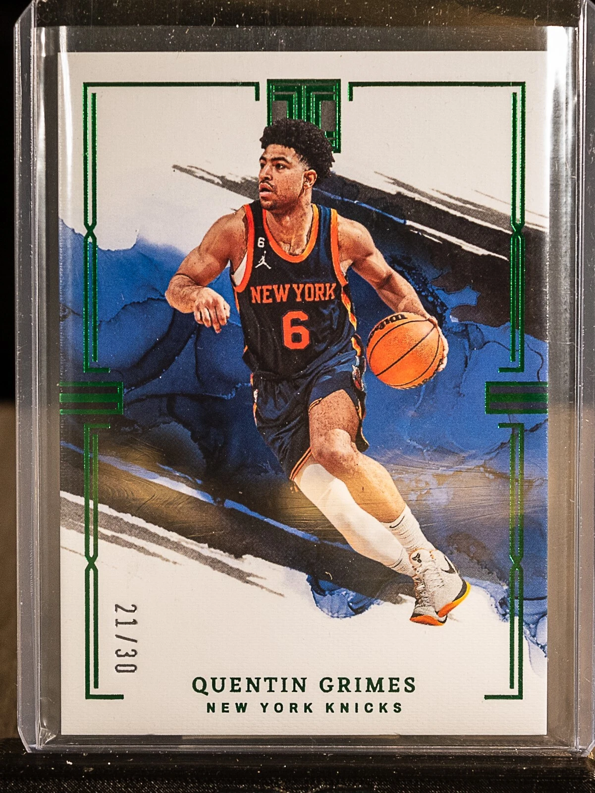 QUENTIN GRIMES 2022-23 Panini Impeccable Emerald Green 21/30