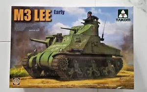 TAKOM 1/35 WW II U.S. ARMY M3 LEE U.S. MEDIUM TANK EARLY VERSION MODEL KIT 2085 - Picture 1 of 6