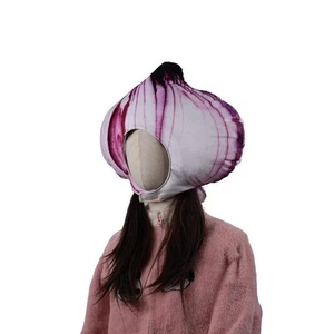 Onion Shaped Hat, Vegetable Dress Up Toy for Holiday Party - Picture 1 of 4