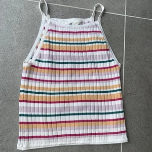 H&M Girls Striped Vest Top Age 10-12 Years - Picture 1 of 2