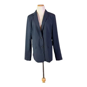 Lands' End Size 14 Tall Women's Washable Wool Two Button Traditional Blazer - Picture 1 of 14