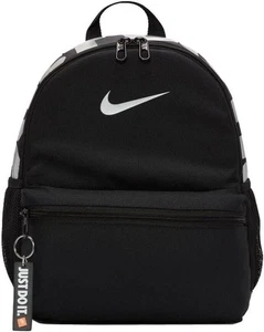Zaino Nike Brasilia Just Do It (mini) NERO/ARGENTO METALLIZZATO - Foto 1 di 3