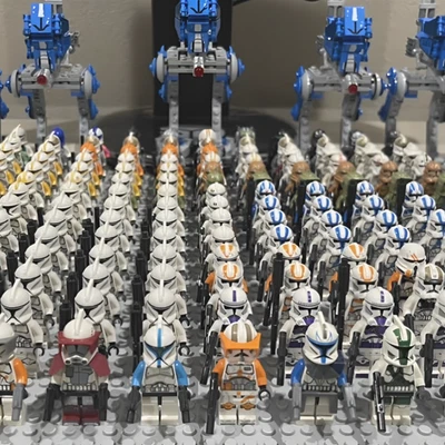 Lego Clone Army Lote Clone Trooper Minifig Captain Rex Minifigura ESCOLHA A QUANTIDADE - Imagem 1 de 4
