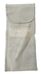 Georg Jensen New York Sterling Silber Anti Tarnish Flap Pouch Tasche 1900-1940 - Bild 1 von 10