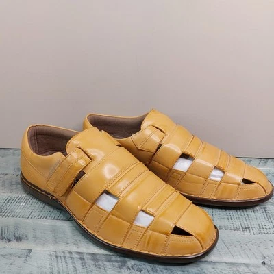 Sandalias de pescador naturales Stacy Adams Bayden para hombre talla 12M Foto 1 de 4