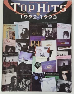 Top Hits of 1992-1993 Piano Vocal Guitar Warner Bros Publication 26 Hot Singles - Picture 1 of 4