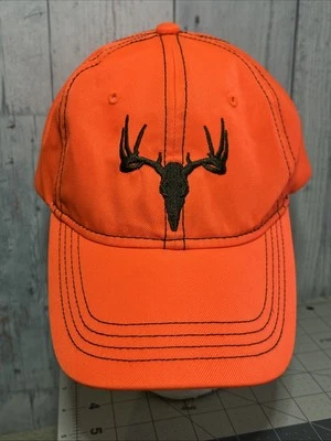 GORRA DE BÉISBOL NARANJA CAZA AJUSTABLE A PRESIÓN TRASERA TALLA ÚNICA PARA LA MAYORÍA DE LOS JÓVENES Foto 1 de 4