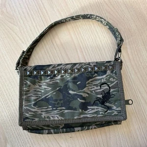 Hysteric Glamour Camouflage Pattern Mini Shoulder Bag with Studs Scorpion Japan - Picture 1 of 8