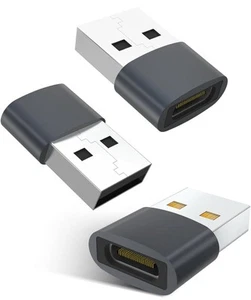 YISH USB C to USB Adaptor 3 Pack USBC Female to USBA Male Adapter 480Mbps - Zdjęcie 1 z 15
