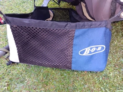 BOB Revolution SO DOBLE COCHECITO CESTA TELA GRIS AZUL REPUESTO 2009 Foto 1 de 4