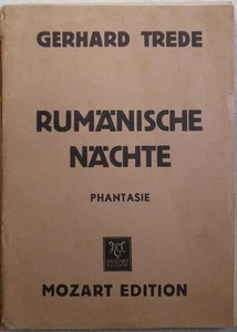Noten: Gerhard Trede, Rumänische Nächte . Phantasie. Mozart Edition, 1951. - Bild 1 von 4
