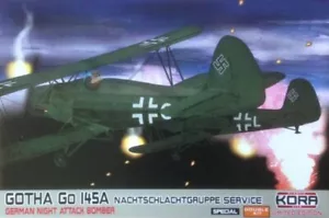 Gotha Go 145A Nachtschlachtgruppe-PLÁSTICO Modelo Kit, KPK7263, MODELOS KORA, 1:72 - Imagen 1 de 2