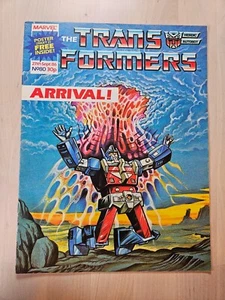 Transformers Issue 80 UK Edition September 1986 Marvel Comics Autobot Sleeved - Imagen 1 de 10