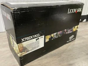 Lexmark, LEXX792X1KG Toner Cartridges, BLACK EXTRA HIGH YIELD RETURN PROGR-- NEW - Picture 1 of 4