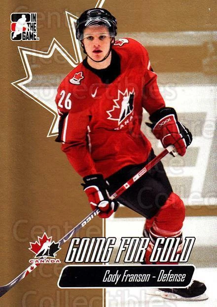 2007 ITG Going For Gold World Juniors #9 Cody Franson - Image 1 of 1