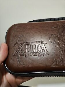 Legend of Zelda Breath Of The Wild Nintendo Switch Carry Case Leather Brown