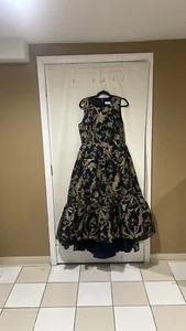 NUEVO CON ETIQUETA MAC DUGGAL Precioso Vestido/Vestido Alto Bajo Para Mujer Talla 8 - Imagen 1 de 13