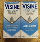 2-Visine Dry Eye Relief All Day Comfort Lubricant Eye Drops, 0.5 fl. oz  5/2025