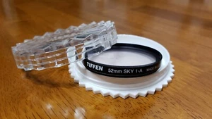 52mm Tiffen Sky 1-A Ultraviolet Filter w/case - Picture 1 of 1